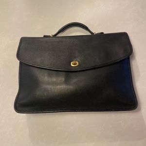 Vintage Coach Turn-lock Briefcase